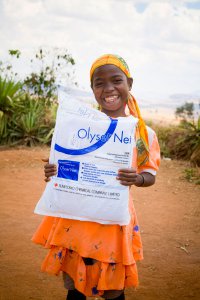 Child with malaria kit 